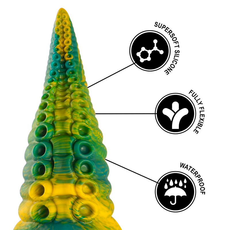 Dildo Tentacolo Fantasy Epic Cetus — Silicone, Taglia S