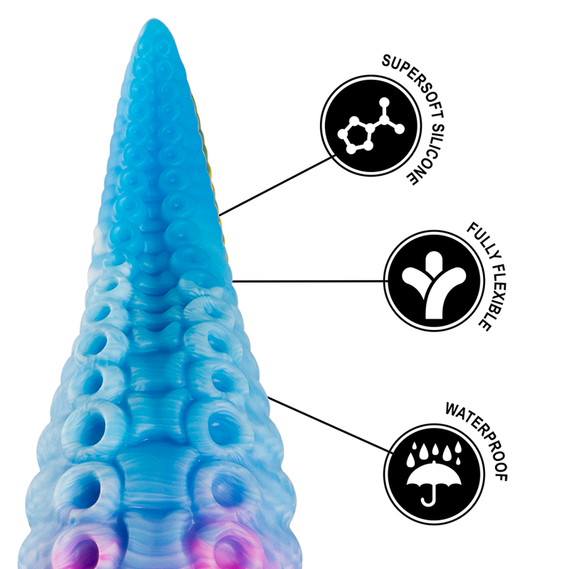 Dildo Fantasy Tentacoli Epic Phorcys — Silicone, Grande
