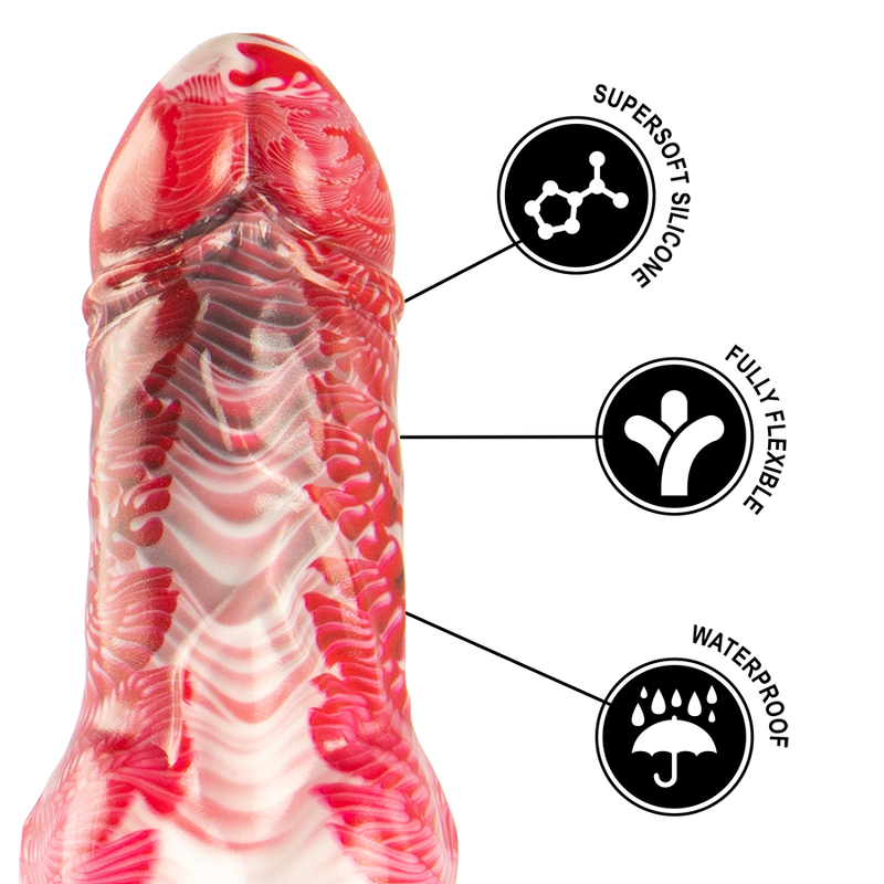 Dildo Realistico Vibrante con Calore Epic Helios — Silicone