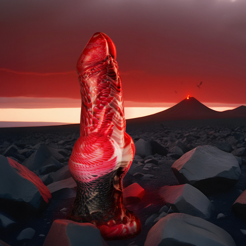 Dildo Realistico Vibrante con Calore Epic Helios — Silicone