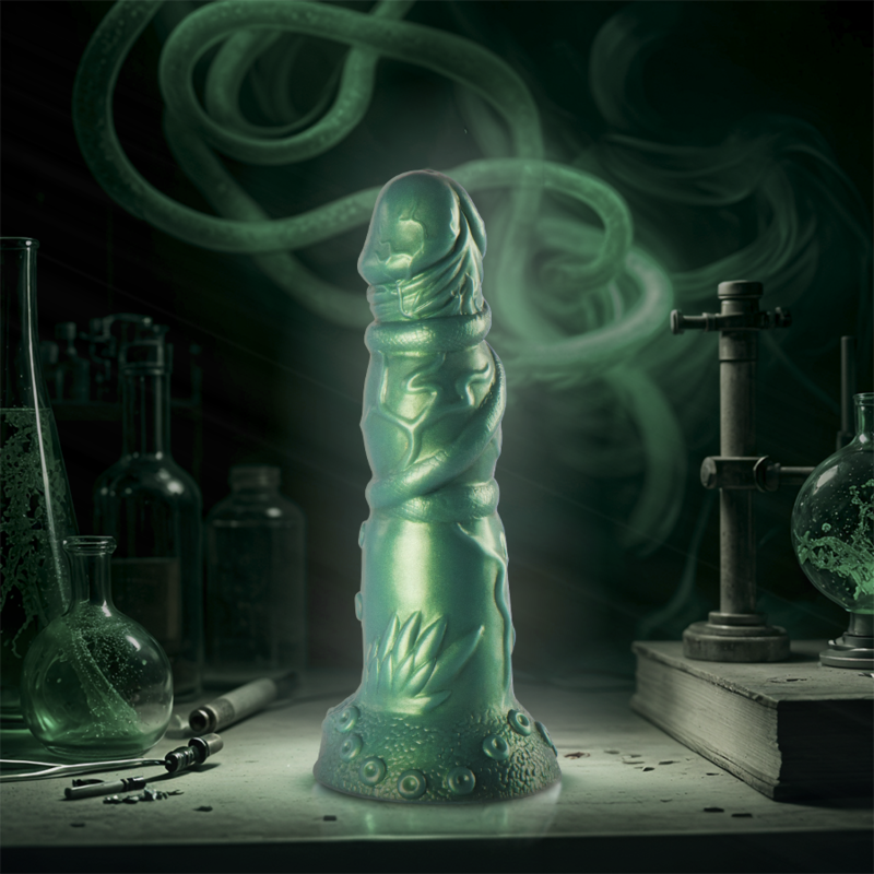 Dildo in Silicone Fantasy Epic Hades — 40 mm, Colori Inferi