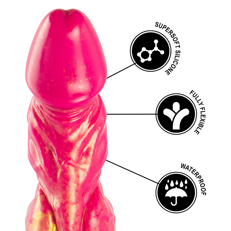 Dildo Fantasy Epic Cerberus — Silicone, Multicolore