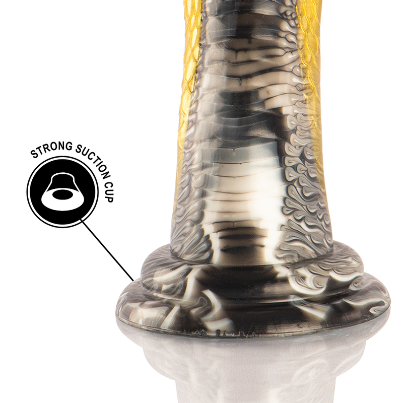 Dildo Fantasia in Silicone Epic Drakon — Giallo Cobra