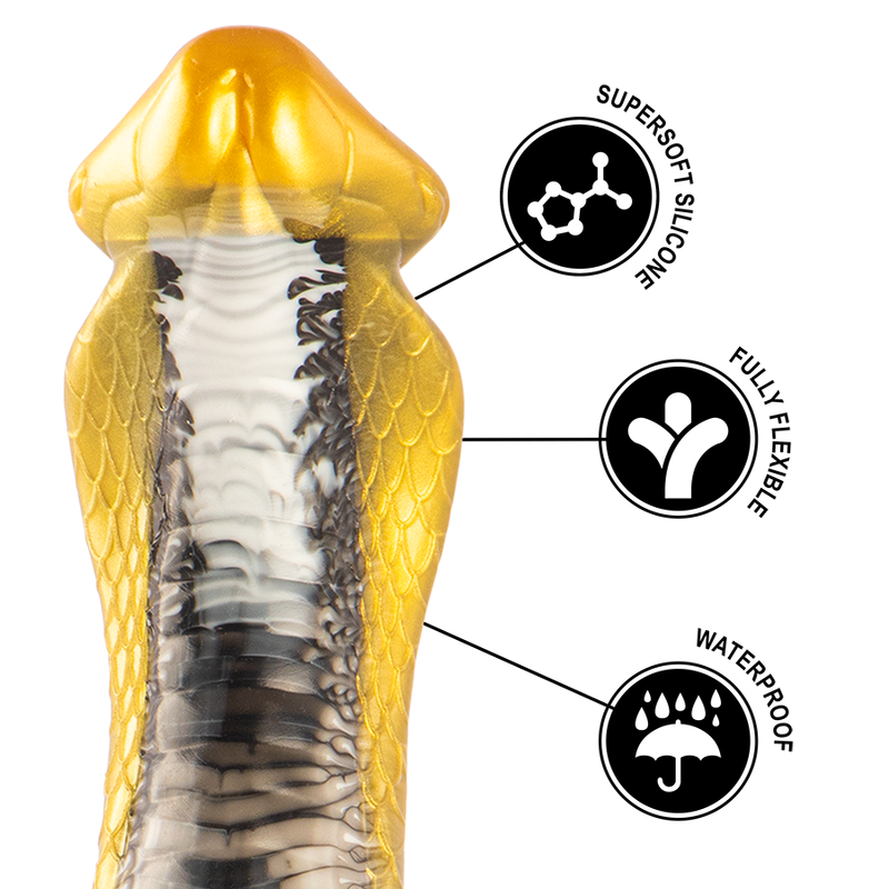 Dildo Fantasia in Silicone Epic Drakon — Giallo Cobra