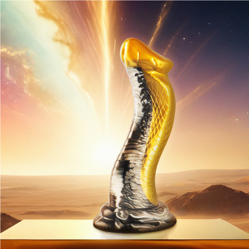 Dildo Fantasia in Silicone Epic Drakon — Giallo Cobra