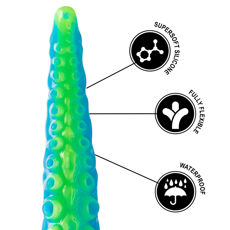 Dildo Fantasy con Tentacoli Epic Scylla — Silicone, Taglia L