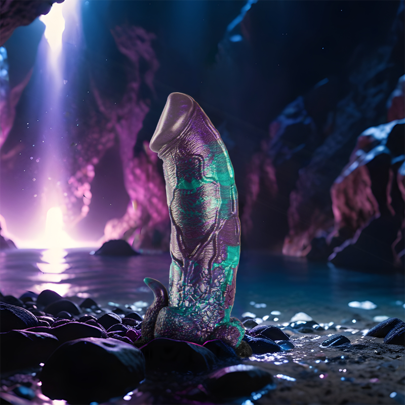 Dildo Grande Realistico Epic Basilisk — Silicone, Doppia Estremità