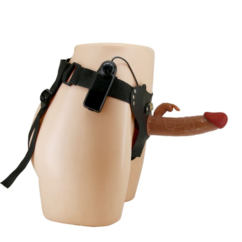 Imbracatura con Dildo Vibrante Rabbit Pretty Love Marion — 19 cm