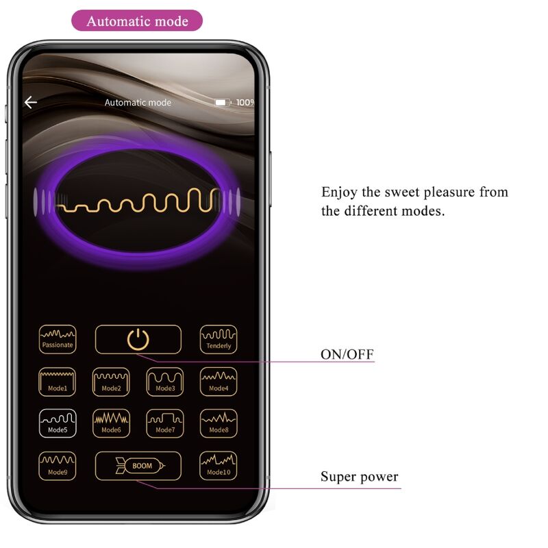 Vibratore Punto G Pretty Love Ethan — Silicone, Ricaricabile