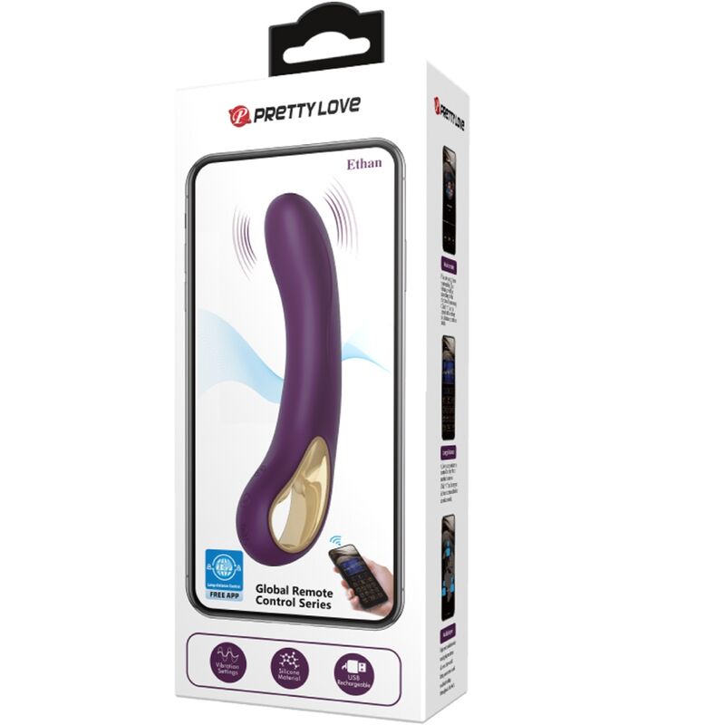 Vibratore Punto G Pretty Love Ethan — Silicone, Ricaricabile