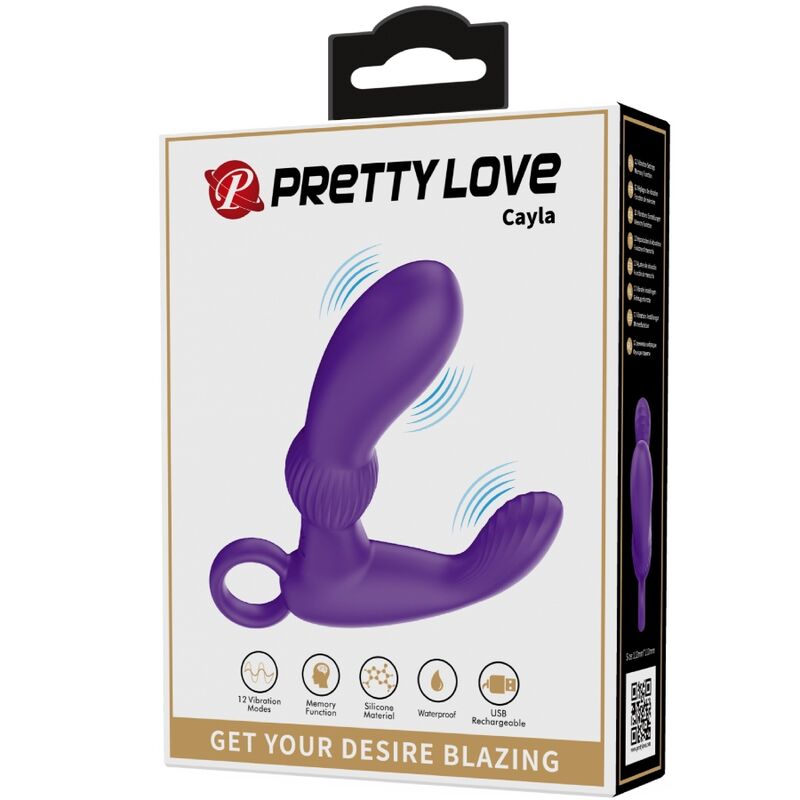 Massaggiatore Prostatico Vibrante Pretty Love Cayla — Lilla