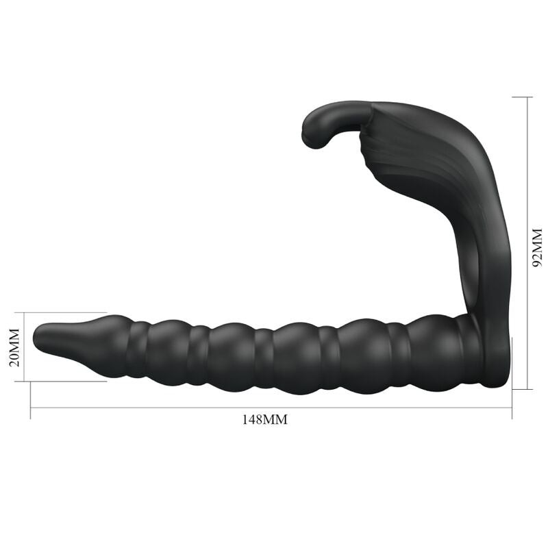 Anello Fallico con Vibratore Prostatico Pretty Love Blackney