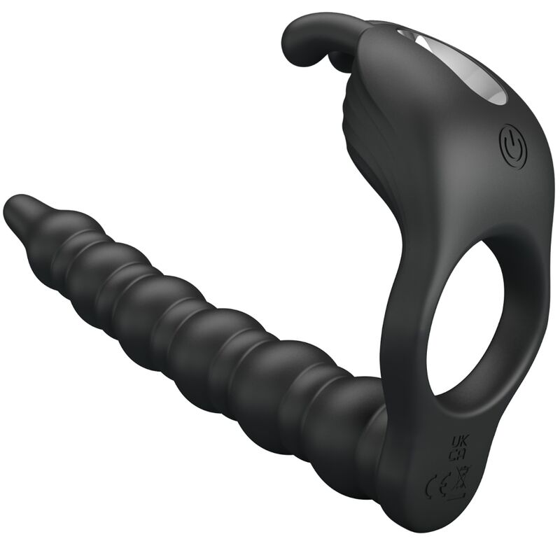 Anello Fallico con Vibratore Prostatico Pretty Love Blackney