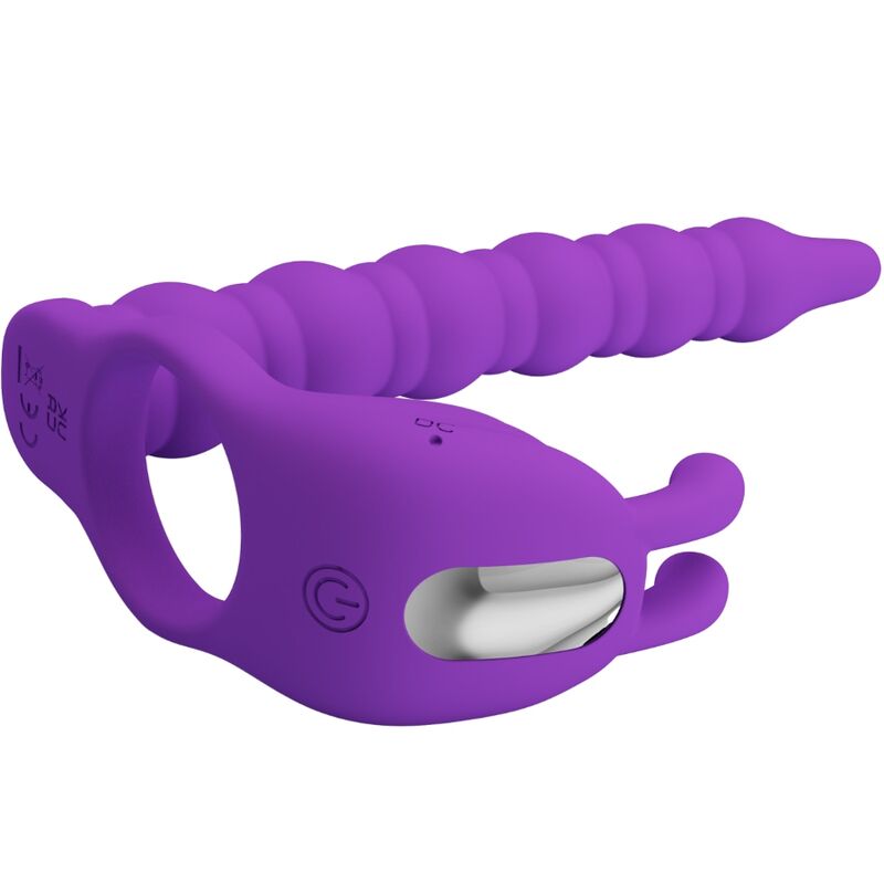 Anello Fallico con Vibratore Prostatico Pretty Love Blackney