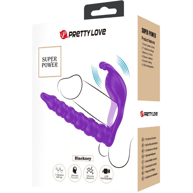 Anello Fallico con Vibratore Prostatico Pretty Love Blackney