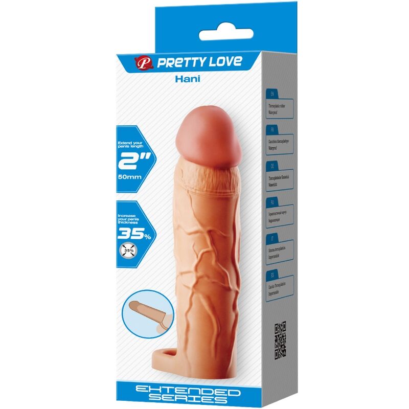 Guaina Fallica Stimolante Pretty Love Hani — Silicone