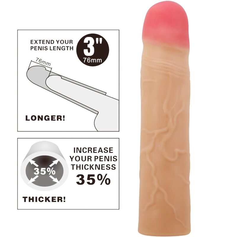 Guaina Fallica Stimolante Pretty Love Kylian — Silicone