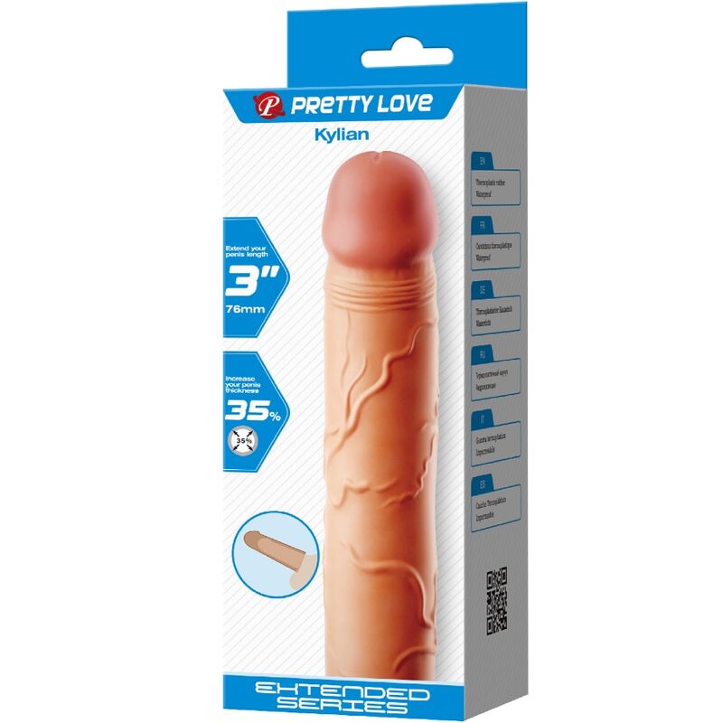 Guaina Fallica Stimolante Pretty Love Kylian — Silicone