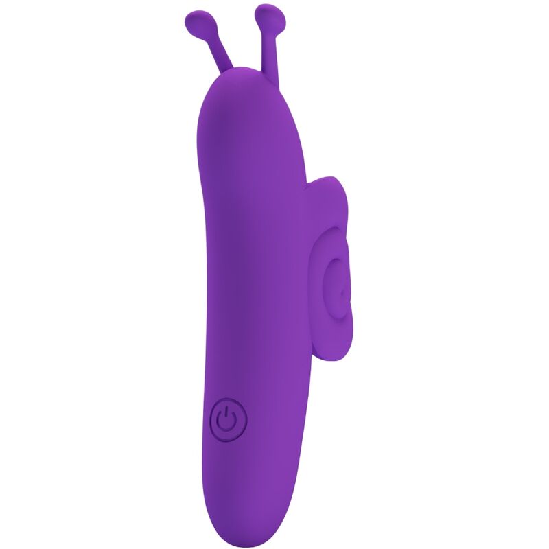 Vibratore da Dito Pretty Love Snail — Silicone, 10 Funzioni
