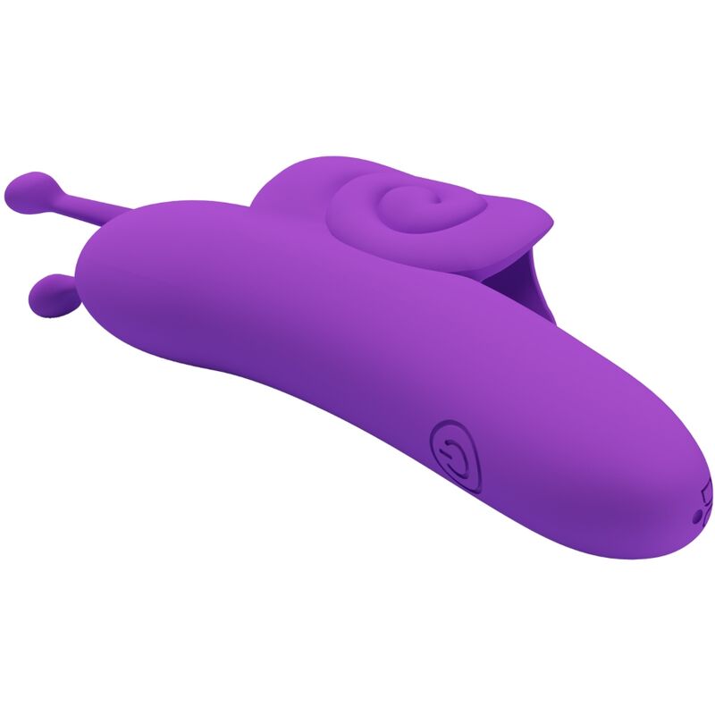 Vibratore da Dito Pretty Love Snail — Silicone, 10 Funzioni