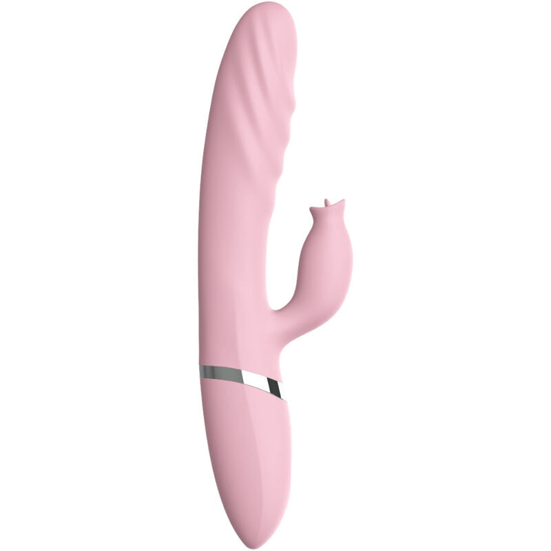 Vibratore Rabbit con Lingua Termica Armony — 20 Modalità, Rosa