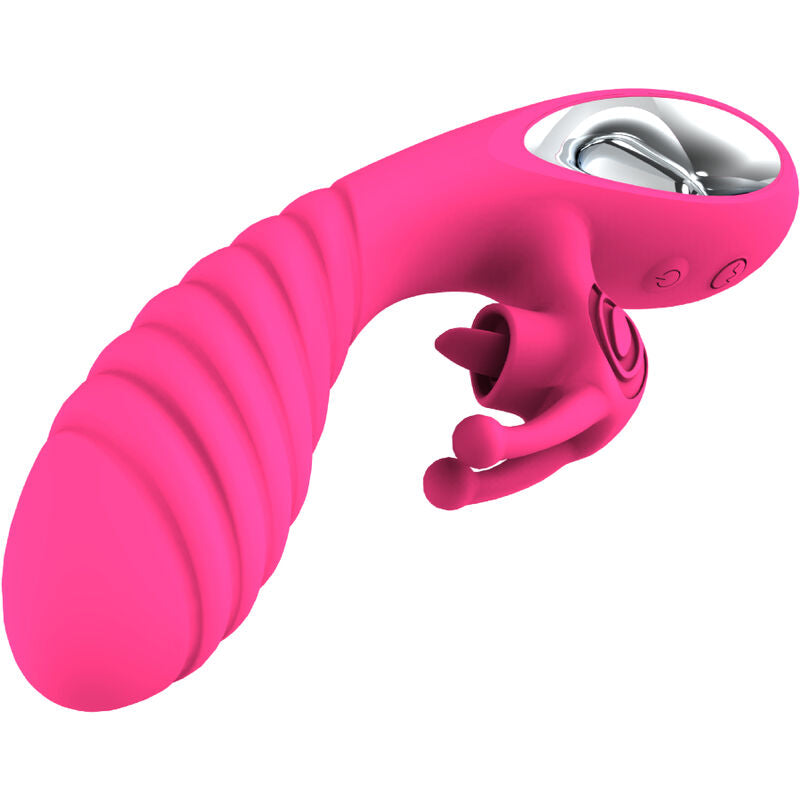 Vibratore Rabbit Armony Vicky — Linguetta Stimolante, Fucsia