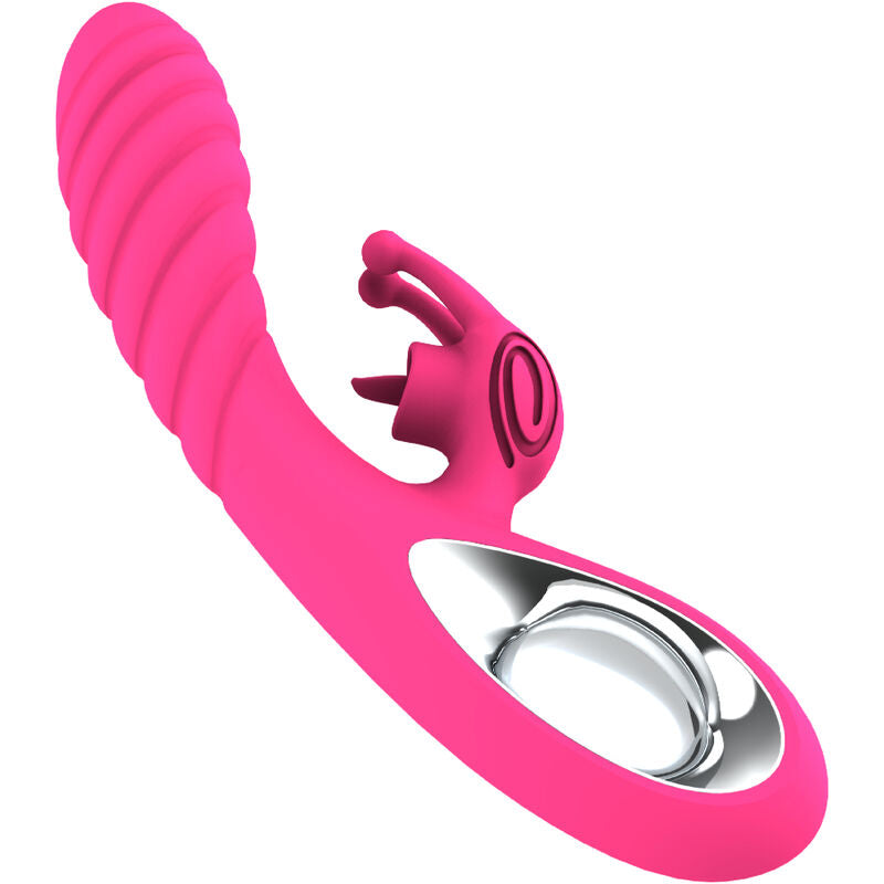 Vibratore Rabbit Armony Vicky — Linguetta Stimolante, Fucsia