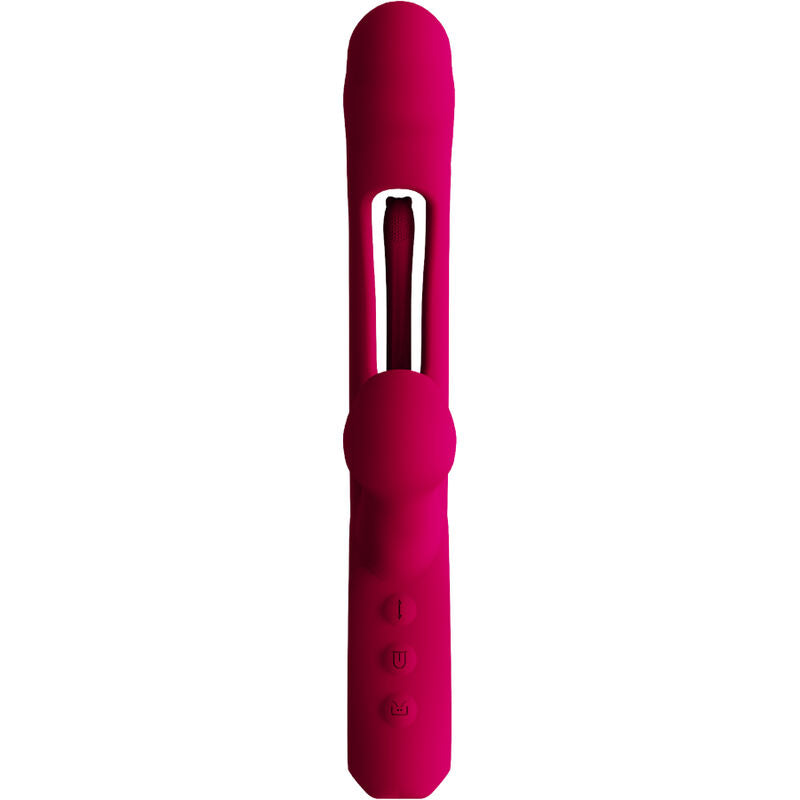 Vibratore Rabbit Doppio Armony Impact Swing — Bordeaux