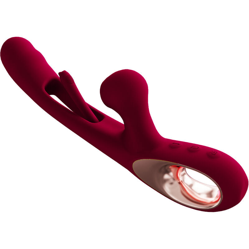 Vibratore Rabbit Doppio Armony Impact Swing — Bordeaux