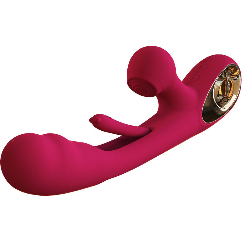 Vibratore Rabbit Doppio Armony Impact Swing — Bordeaux