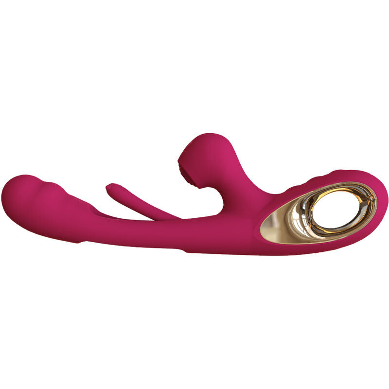 Vibratore Rabbit Doppio Armony Impact Swing — Bordeaux