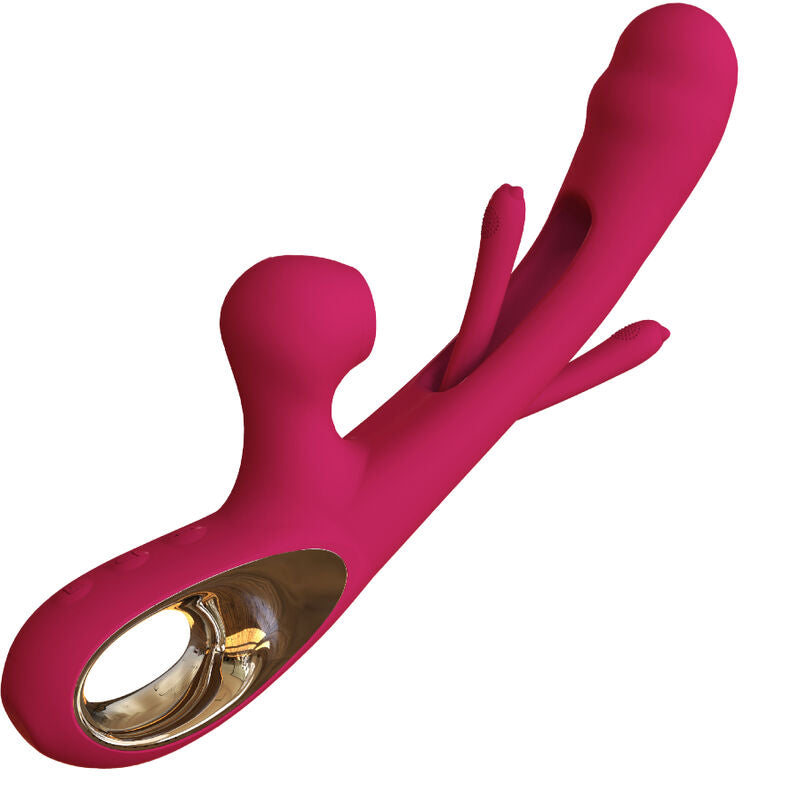 Vibratore Rabbit Doppio Armony Impact Swing — Bordeaux
