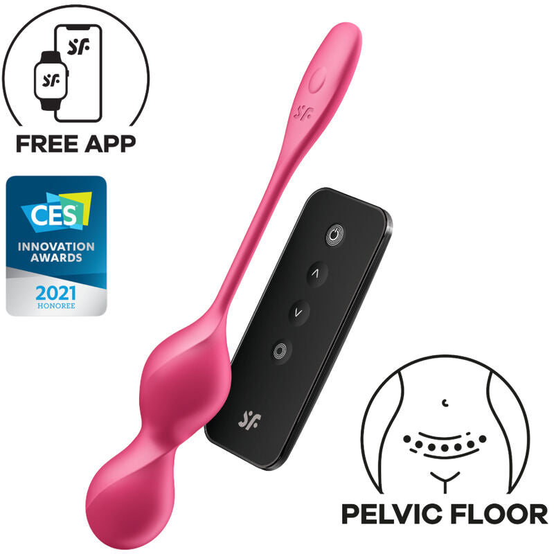 Sfere Kegel Vibranti Satisfyer Love Birds 2 — Silicone con App
