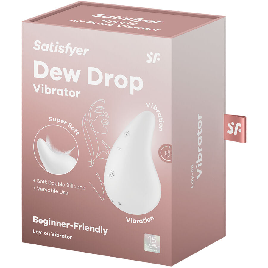 Vibratore Clitoride Lay-On Satisfyer Dew Drop — Silicone