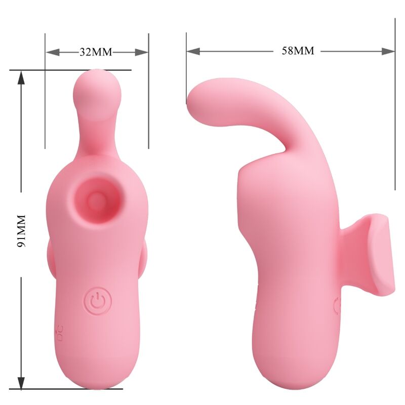 Vibratore Dito FUN TOYS Pretty Love Magic Fairy — Rosa