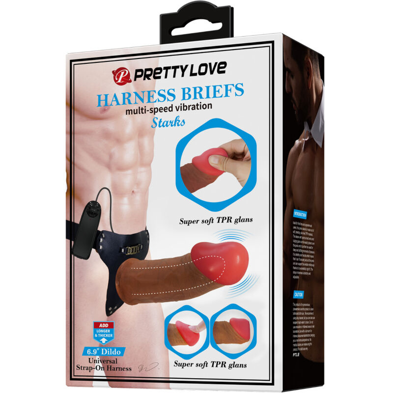 Guaina Fallica Vibrante Pretty Love Starks — 17,5 cm