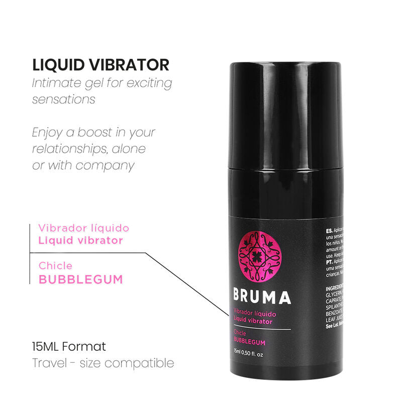 Gel Orgasmico Vibrante al Bubblegum Bruma — 15 ml