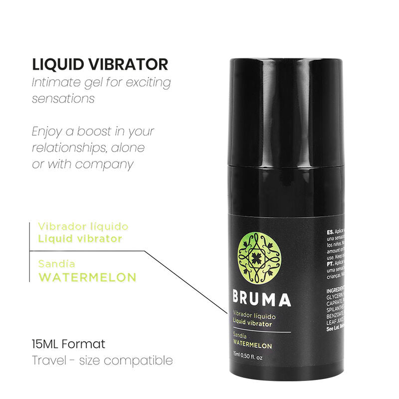 Gel Orgasmico Gusto Anguria Bruma Vibratore Liquido — 15 ml