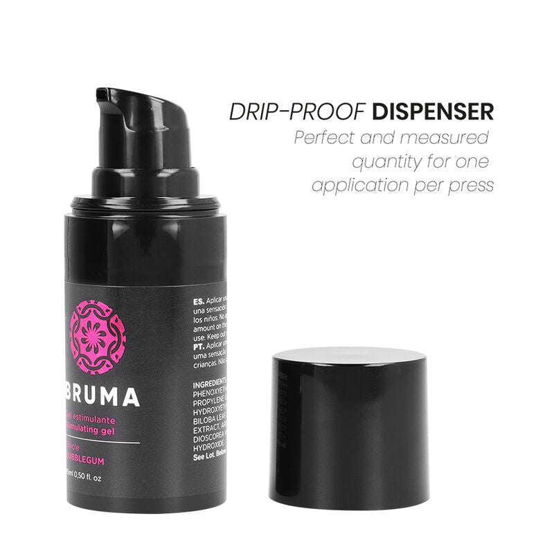 Gel Stimolante Intimo Bruma Bubblegum — Gusto Bubblegum, 15 ml