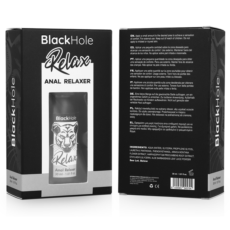 Spray Rilassante Anale Black Hole Explorer — 30 ml