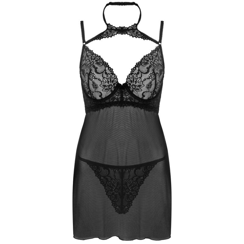 Body Erotico Traslucido Livco Corsetti Binella — Set con Perizoma