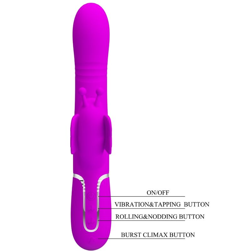 Vibratore Rabbit Multifunzione Pretty Love Flirtation — 4 in 1