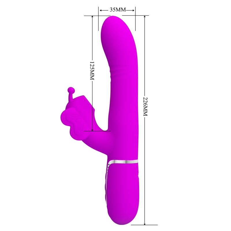 Vibratore Rabbit Multifunzione Pretty Love Flirtation — 4 in 1