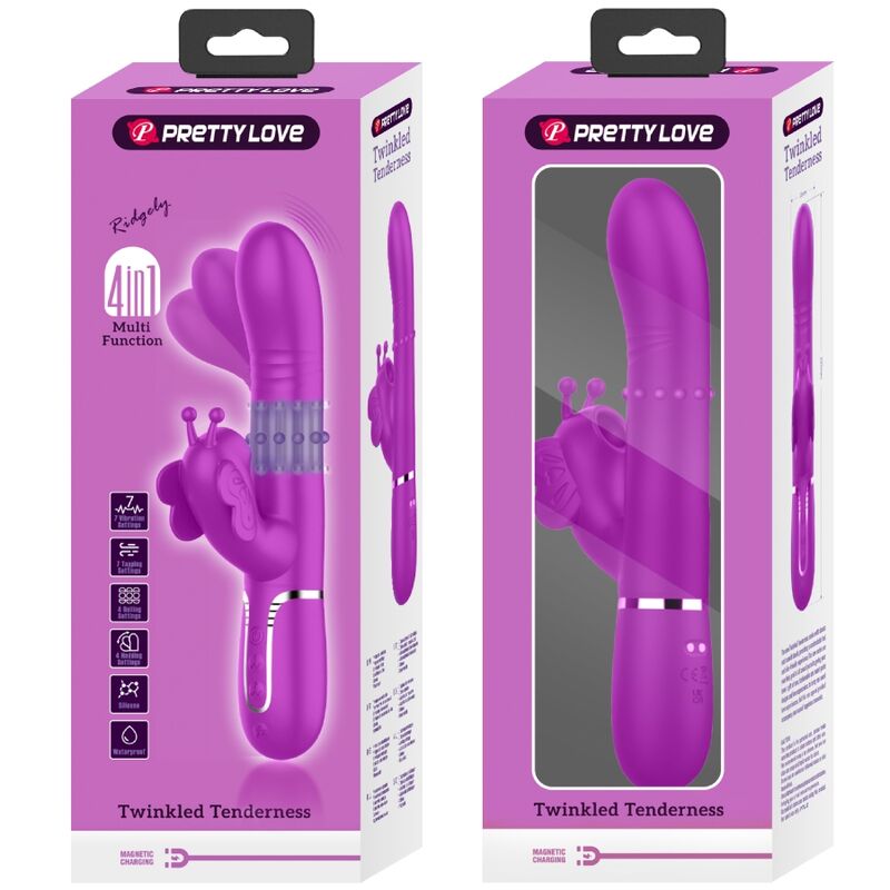 Vibratore Rabbit Multifunzione Pretty Love Flirtation — 4 in 1