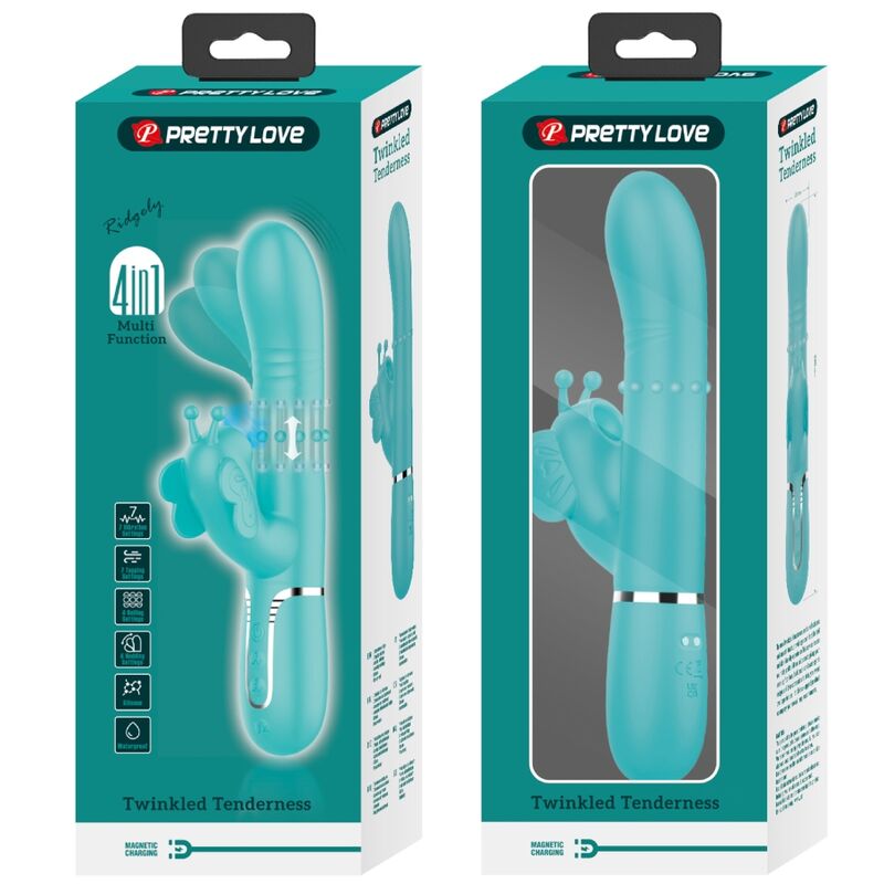 Vibratore Rabbit 4 in 1 Pretty Love Flirtation — 7 Modalità