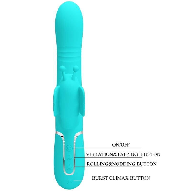 Vibratore Rabbit 4 in 1 Pretty Love Flirtation — 7 Modalità