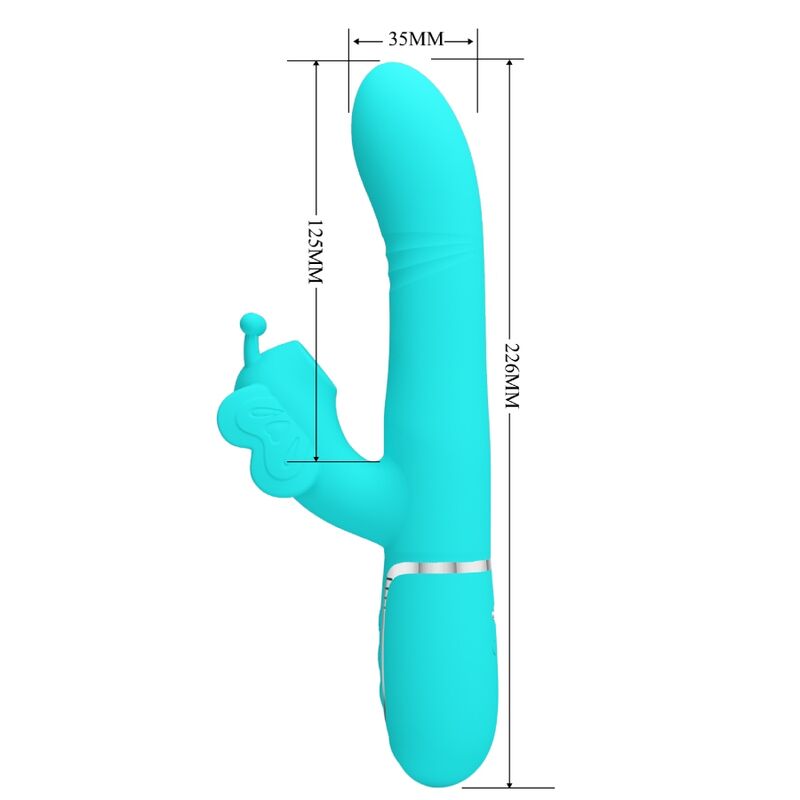 Vibratore Rabbit 4 in 1 Pretty Love Flirtation — 7 Modalità