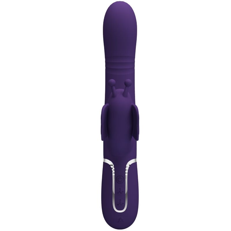 Vibratore Rabbit Multifunzione Pretty Love Flirtation — Viola