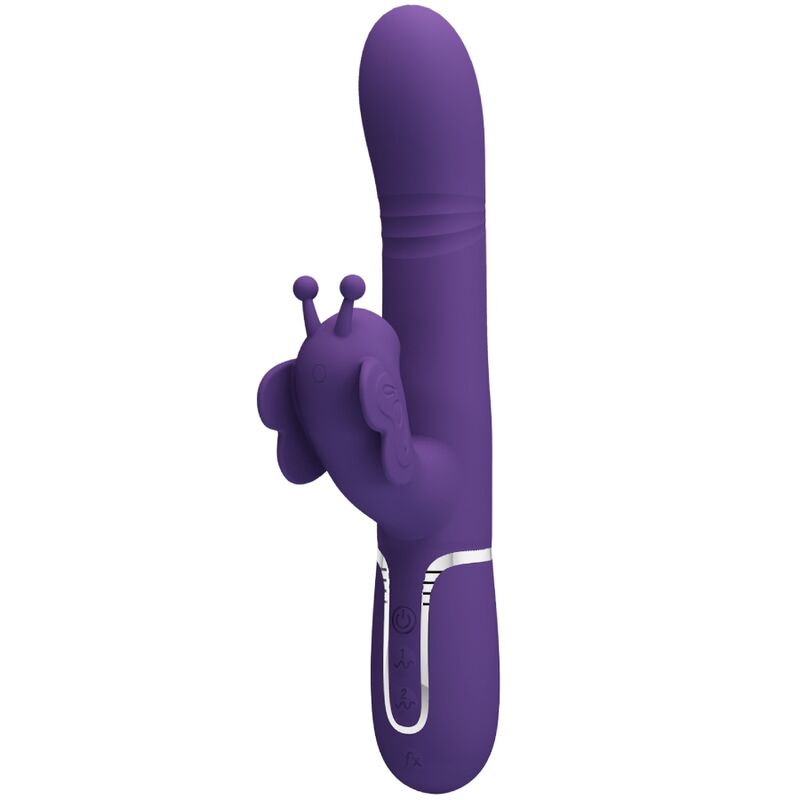 Vibratore Rabbit Multifunzione Pretty Love Flirtation — Viola