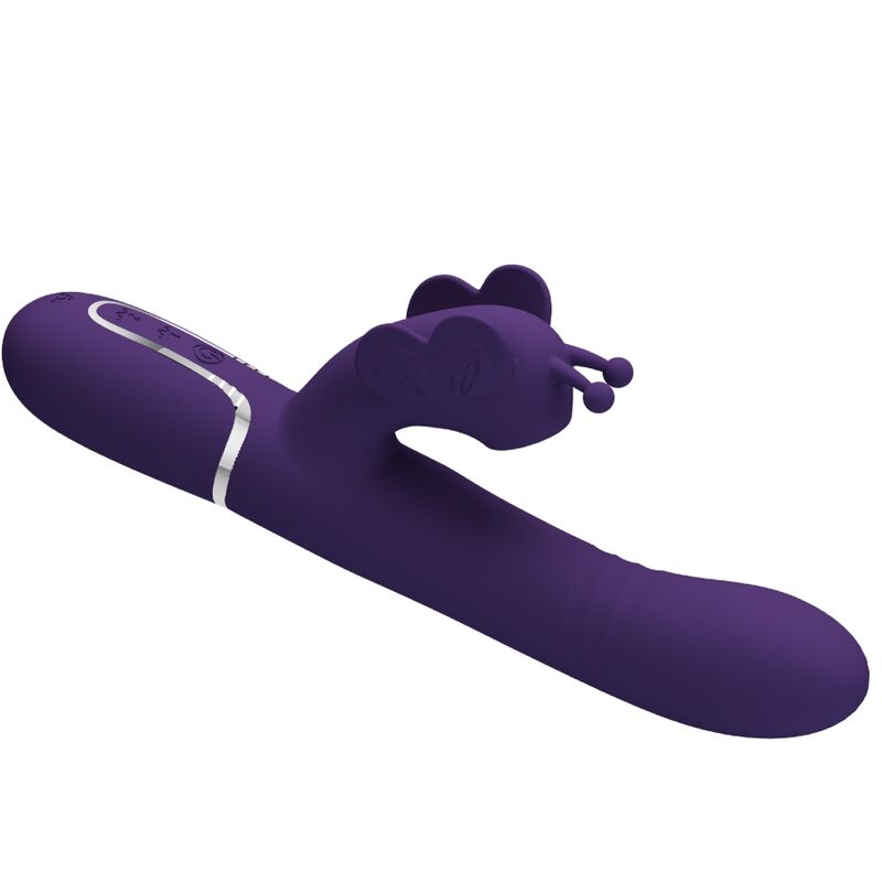 Vibratore Rabbit Multifunzione Pretty Love Flirtation — Viola